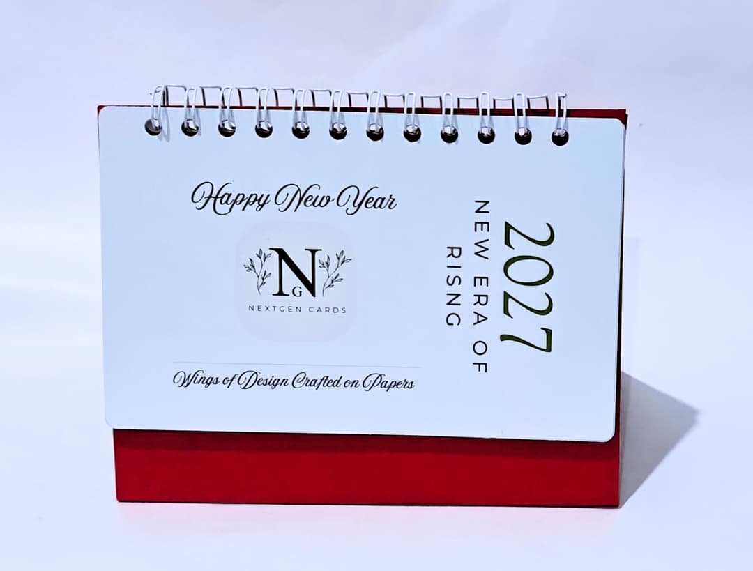Nextgen Cards "New Era of Rising" 2027 Desktop Spiral Calendar