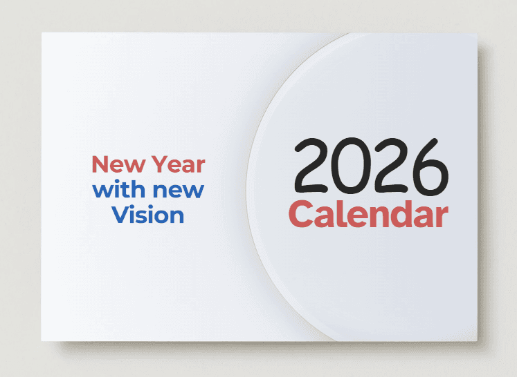 2026 Monthly Desk Calendar with Stand, January to December Pages, Elegant Minimalist Design, Inspirational Quotes, Home & Office Table Calendar
