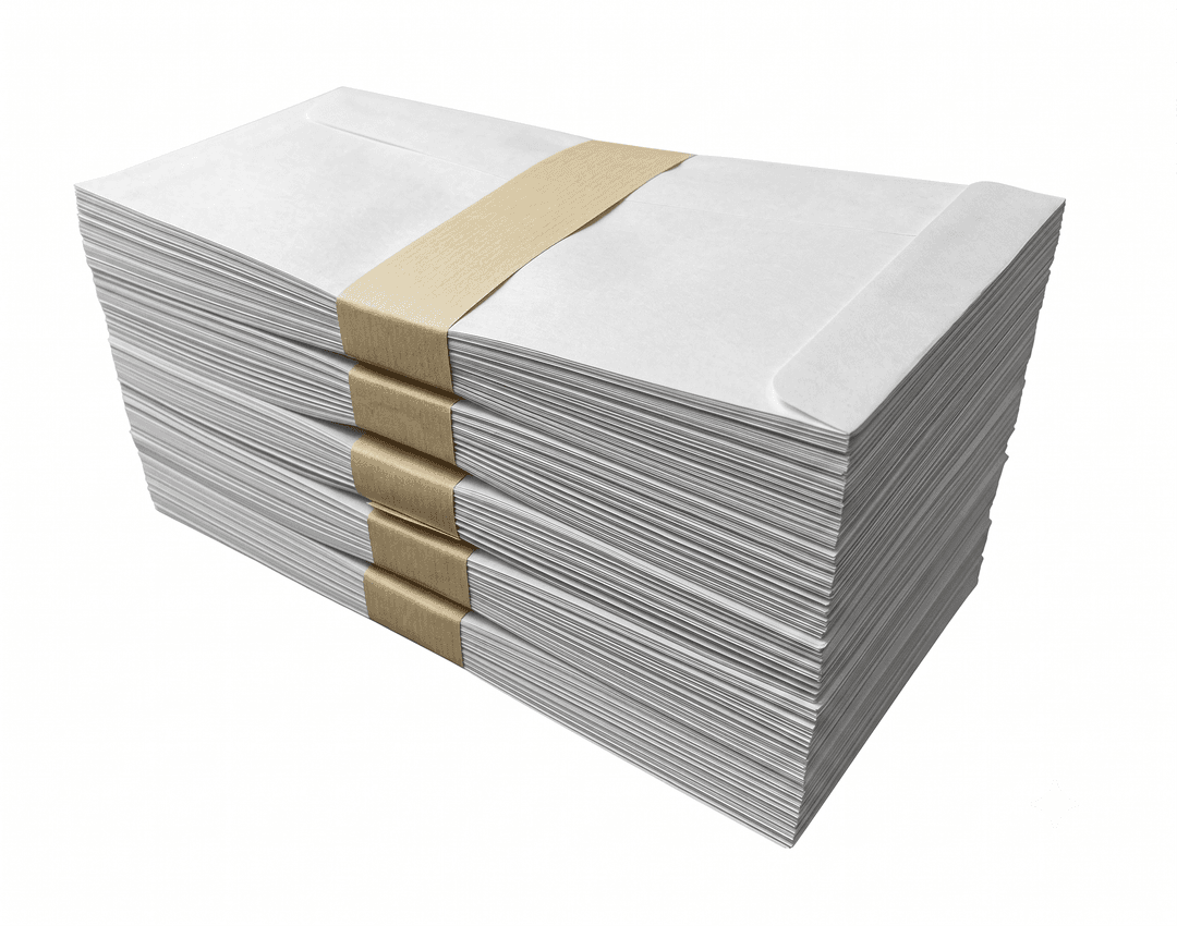Premium White Mailing Envelopes for Office, Correspondence and Invoices, Pack of 40